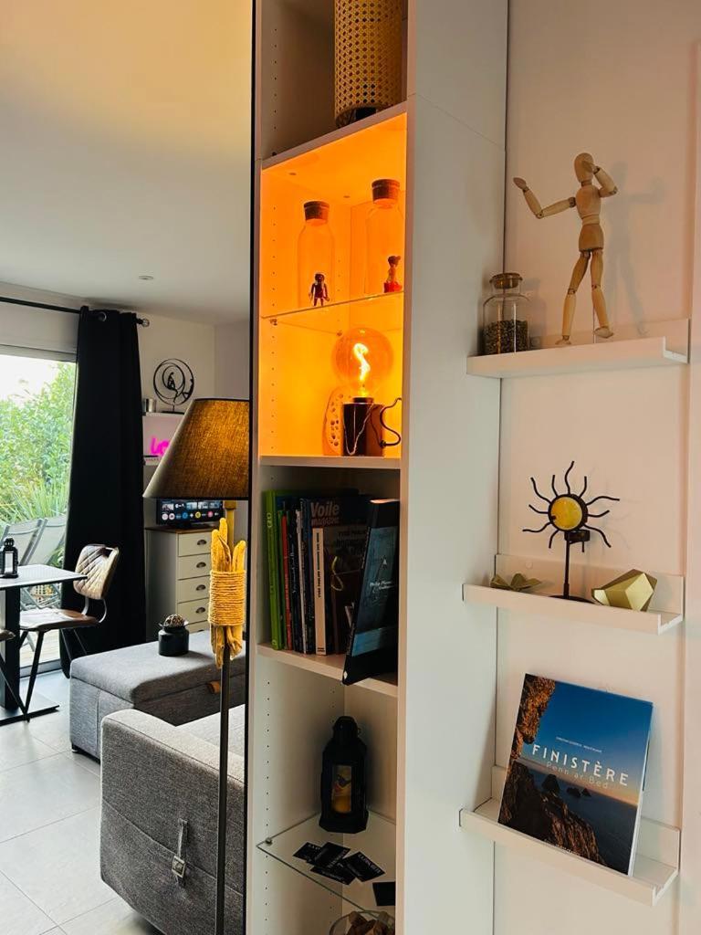 Studio & Spa La Discrete Saint-Évarzec Buitenkant foto